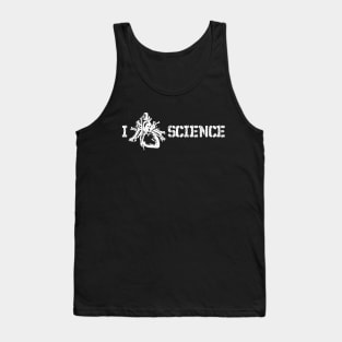 I Love Science Heart Tank Top